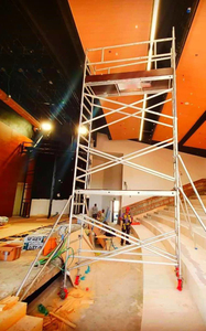 1.35x2x6.6m برج سقالة ألومنيوم قياسي