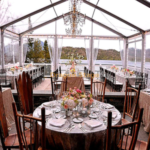 واضح PVC معرض رومانسية خيام مطعم سرادق لموسم الربيع الزفاف سرادق خيمة خيام الحزب الأبيض