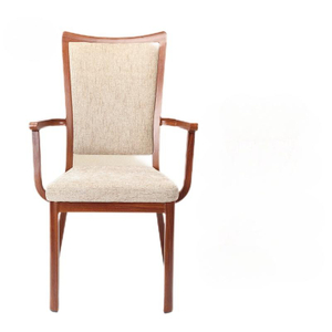 كراسي تناول الطعام من سبائك الألومنيوم، مساند للذراعين من سبائك الألومنيوم للفنادق، كراسي تناول الطعام، كراسي طعام خشبية تقليد من سبائك الألومنيوم، كراسي خشبية تقليد معدنية للمطاعم، حزمة ناعمة