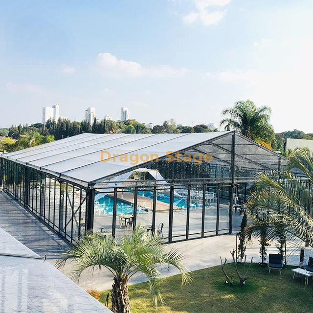 تصميم خيمة حفل زفاف على الطراز الأمريكي تتسع لـ 500 شخص