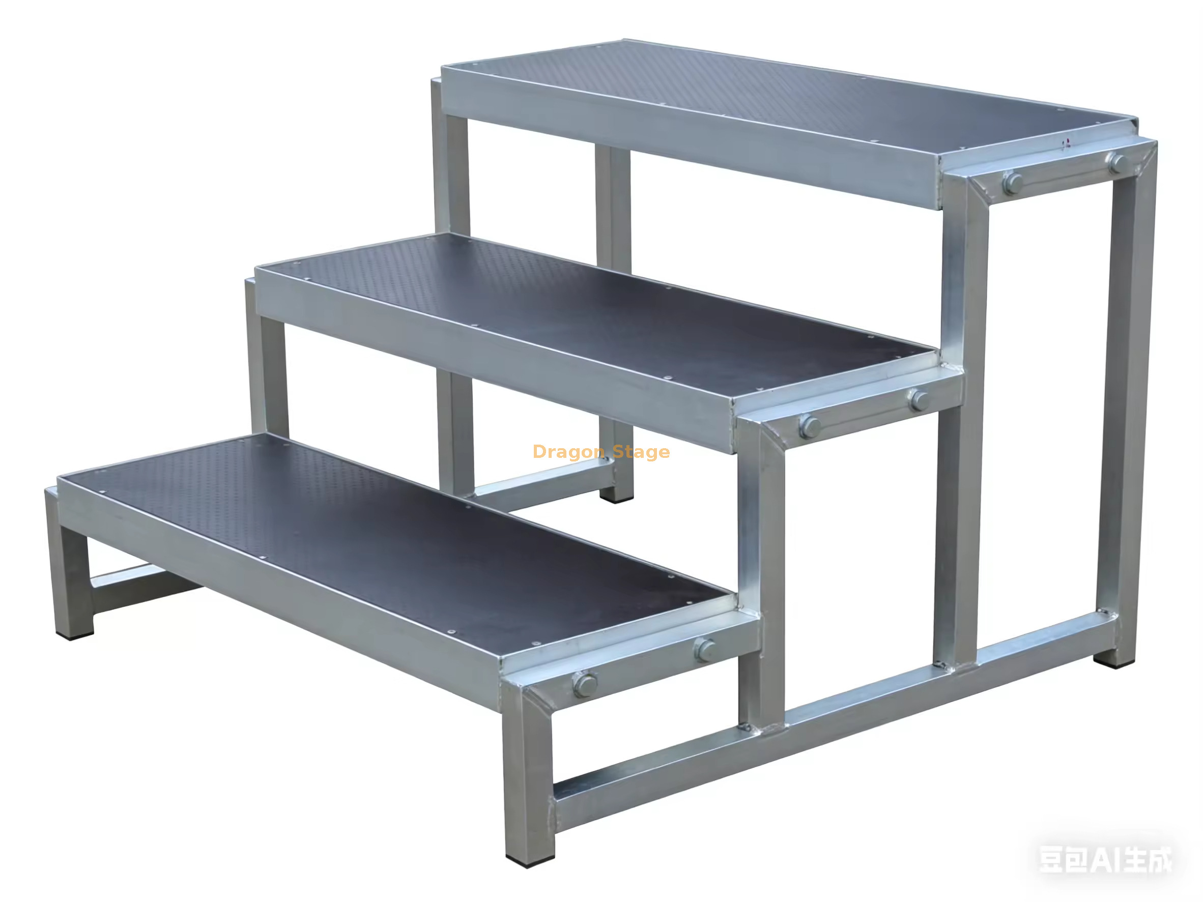 سطح مرحلة غير قابل للانزلاق 3 خطوات 