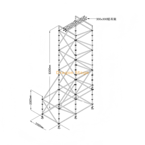 8M عالية المهنية تخصيص المتحدث طبقة الجمالون المعلقة