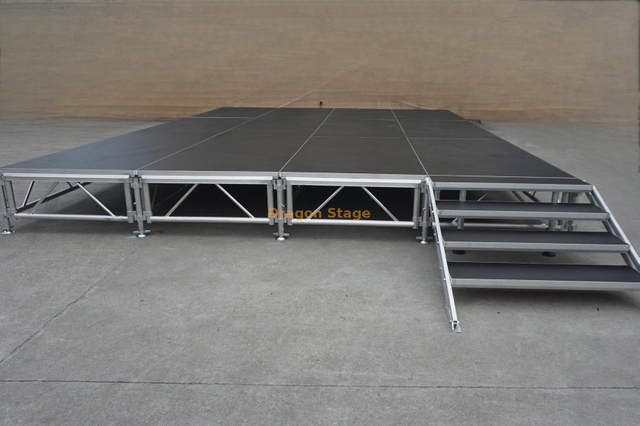 منصة مرحلة الأحداث المحمولة من الألومنيوم 19x16m