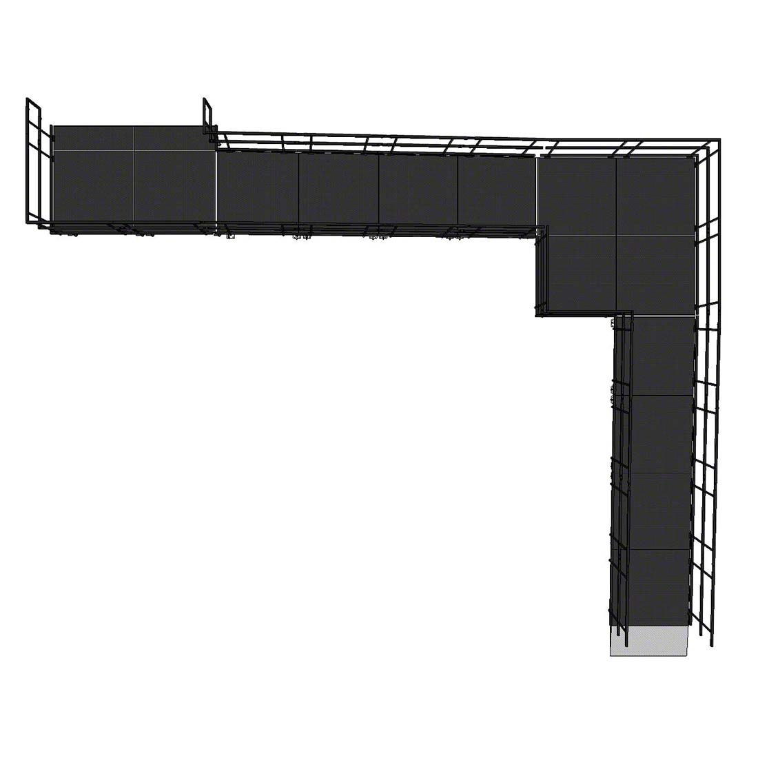 DragonStage 9.82x8.26m منحدر من الألومنيوم بزاوية 90 درجة للوصول إلى الكراسي المتحركة.jpg