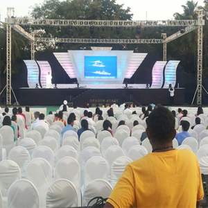 مخصص مربع الإضاءة حنفية الألومنيوم الإضاءة تروس هيكل 16x8x7m