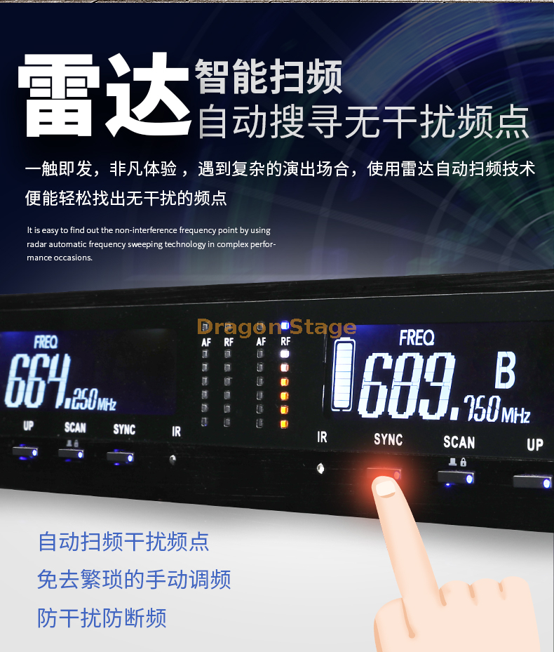 التفاصيل المهنية مؤتمر أداء المرحلة الزفاف KTV المنزل ميكروفون كاريوكي واحد السحب اثنين ميكروفون لاسلكي تنوع حقيقي (6)