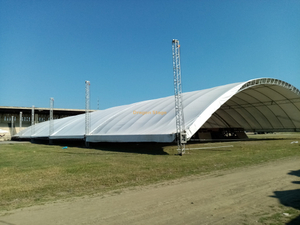 Mega Tent Arc Dome Truss System لإطار القوس الفولاذي الكبير للحدث الكبير
