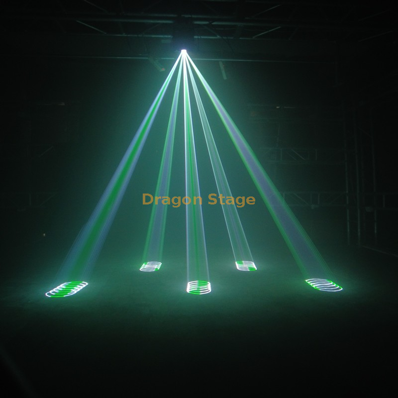 6W بار ضوء الليزر بالألوان الكاملة T6 (9)