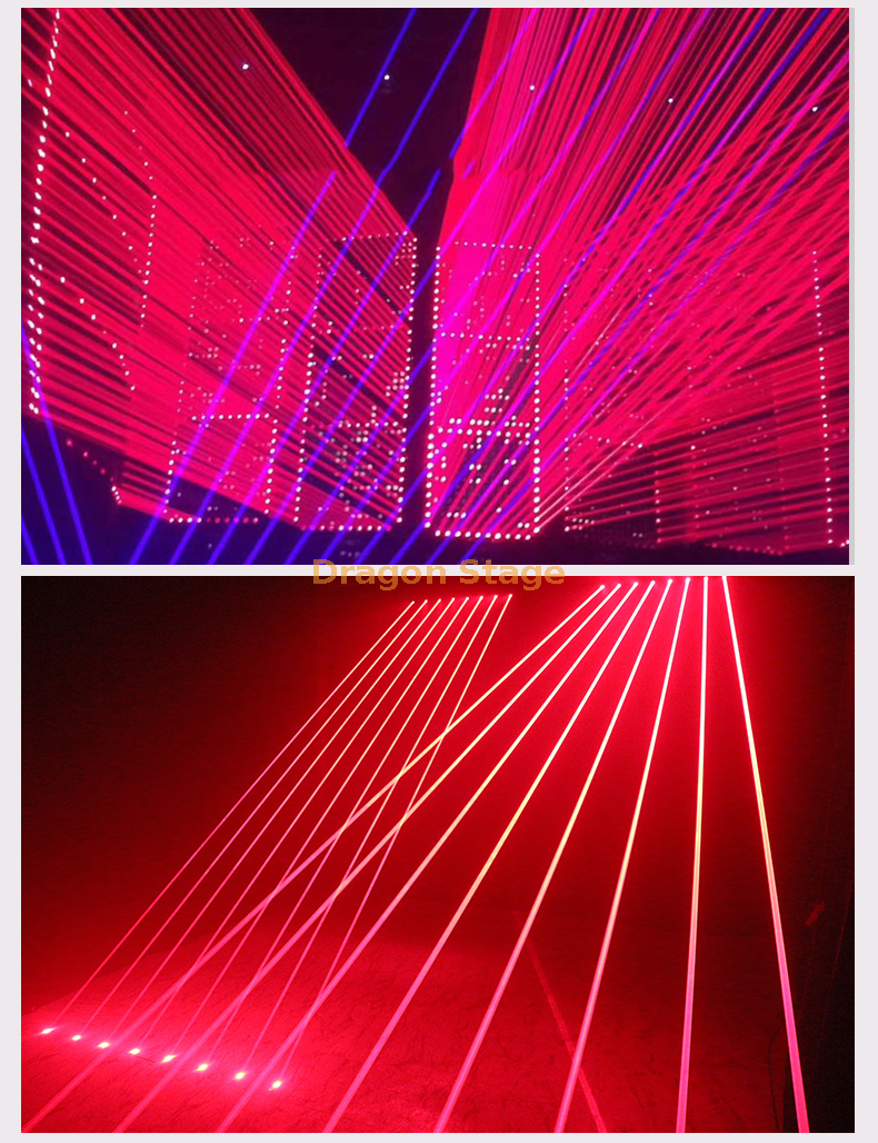 500MW كامل اللون KTV Pub Light Bar 8 Eye Beam Laser Spot Light (5)
