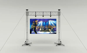  نظام دعامة برج تروس من الألومنيوم لهدف النبلاء لشاشة عرض LED في حفل موسيقي خارجي 5x4m