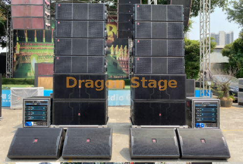 مكبر صوت خارجي للحدث 24 + 16 LA-210 Line Array & LA-218 Dual 18 Subwoofer (1) (1)