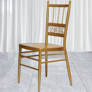 مسند الظهر الحديد كرسي النمط الأوروبي المعادن فينيكس كرسي فندق مطعم كرسي الزفاف الذهبي بالجملة