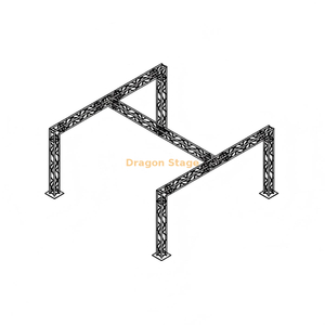 نظام تروس إضاءة المسرح المحمول من سبائك الألومنيوم مقاس 6 × 6 م - جسر للحدث الاحترافي عالي التحمل بطول 3 م