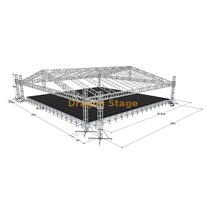 مرحلة الحفل الموسيقي الألمنيوم TRUSS 20x20X5M