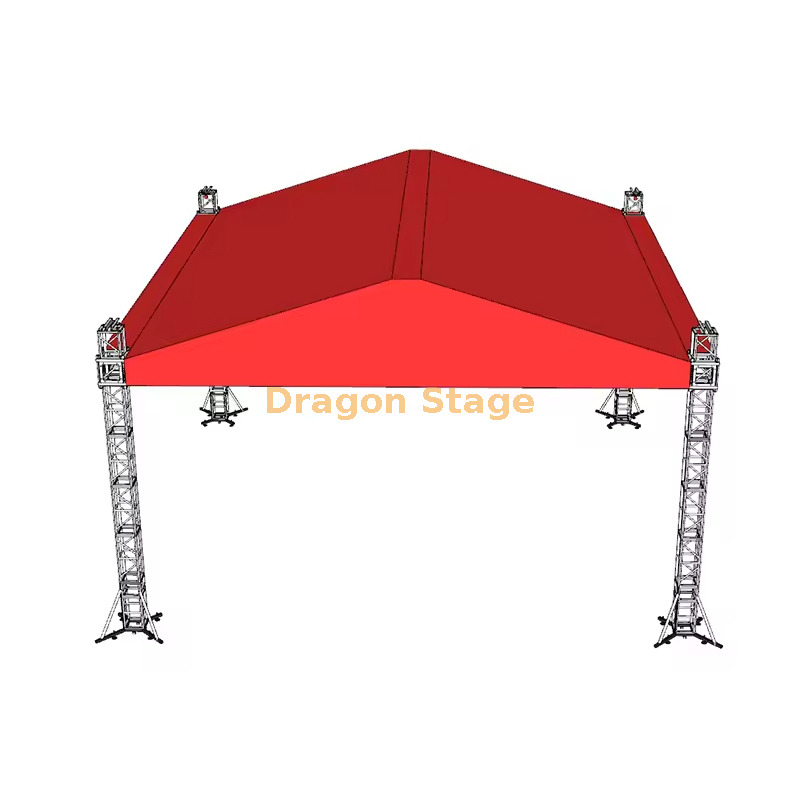 نظام مرحلة الأحداث الحفل مع سقف الجمالون 10x10x6m