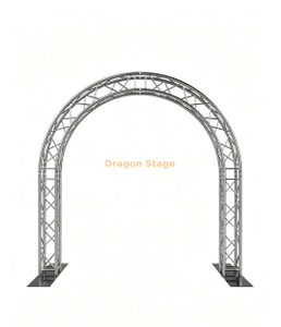 3.8x3.4m 290mm الألومنيوم حنفية قوس تروس بوابة لحفلات الزفاف والمعارض
