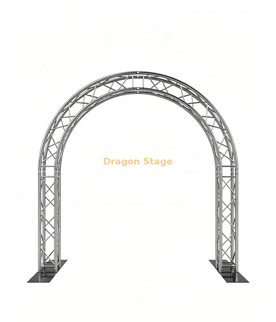 3.8x3.4m 290mm الألومنيوم حنفية قوس تروس بوابة لحفلات الزفاف والمعارض