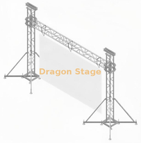 6x5m الألومنيوم معلقة معلقة محمولة الجمالون LED لشاشة LED 20x10ft