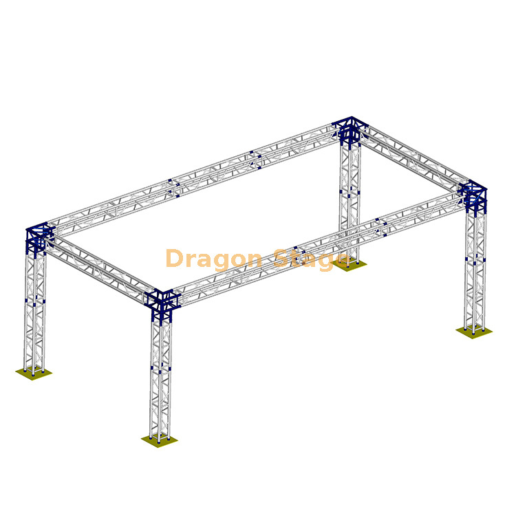 تروس المعرض التجاري المستطيلة المحمولة 9x5x5m